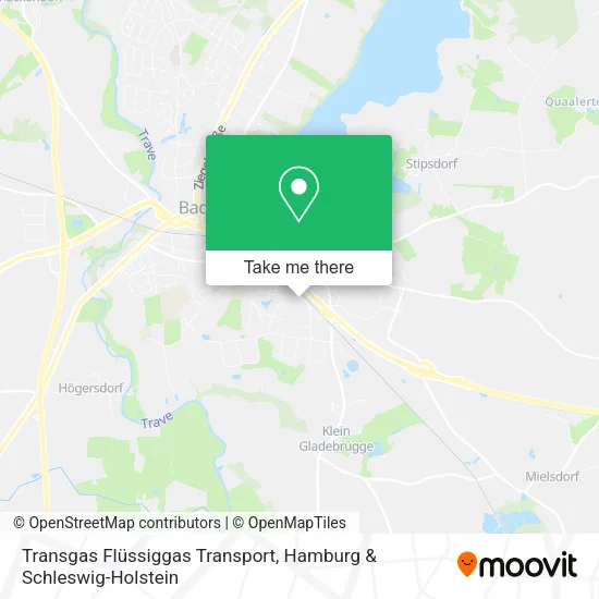Карта Transgas Flüssiggas Transport