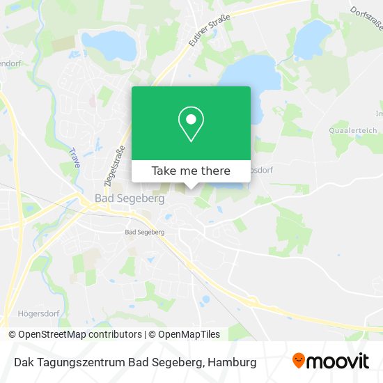 Dak Tagungszentrum Bad Segeberg map