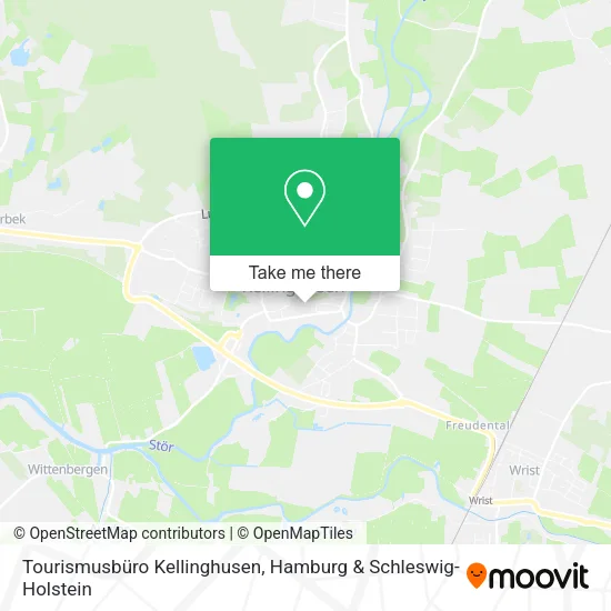 Карта Tourismusbüro Kellinghusen