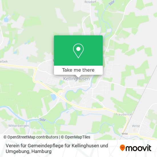 Карта Verein für Gemeindepflege für Kellinghusen und Umgebung