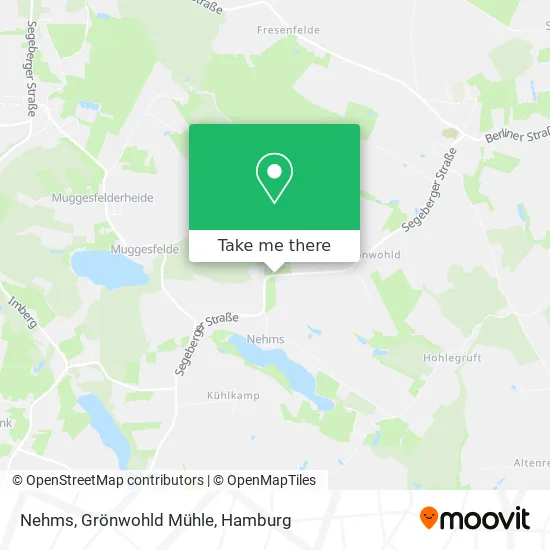 Карта Nehms, Grönwohld Mühle