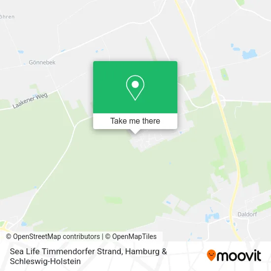 Карта Sea Life Timmendorfer Strand