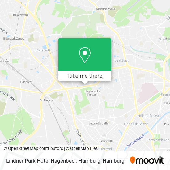Карта Lindner Park Hotel Hagenbeck Hamburg