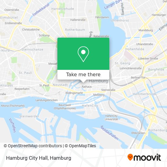 Карта Hamburg City Hall