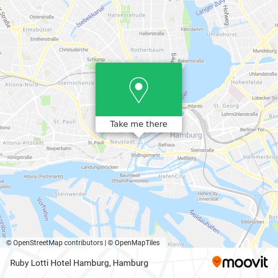 Ruby Lotti Hotel Hamburg map