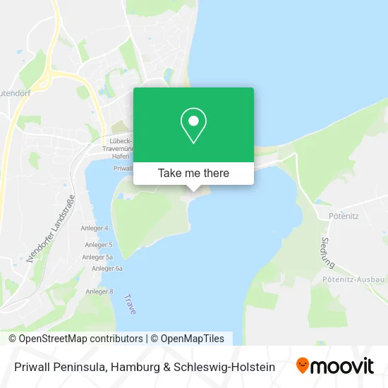 Карта Priwall Peninsula