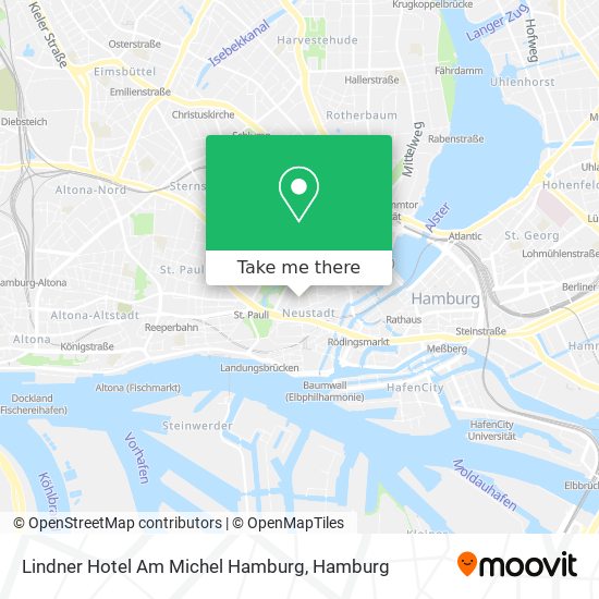 Lindner Hotel Am Michel Hamburg map