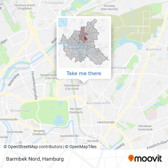 Barmbek Nord map