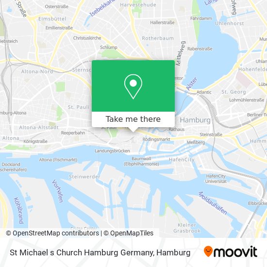 St Michael s Church Hamburg Germany map