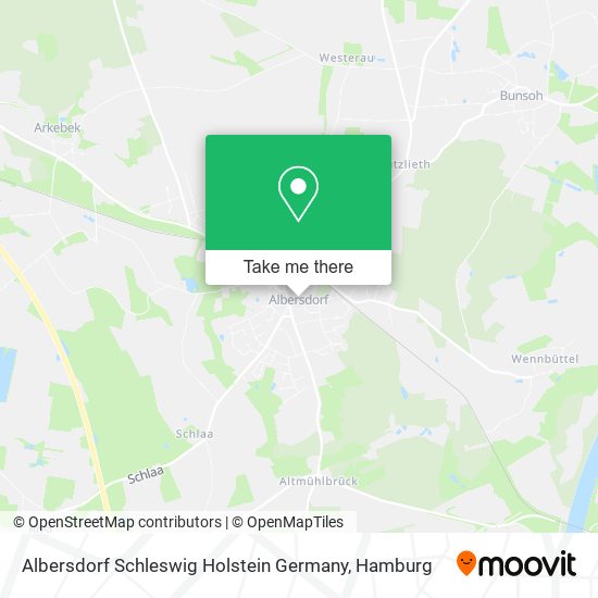 Albersdorf Schleswig Holstein Germany map