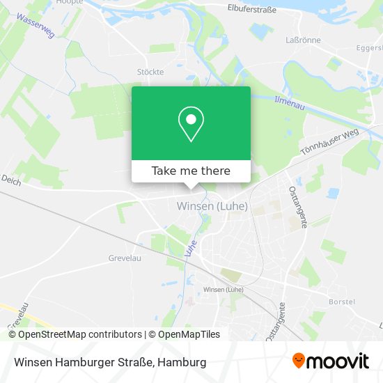 Winsen Hamburger Straße map