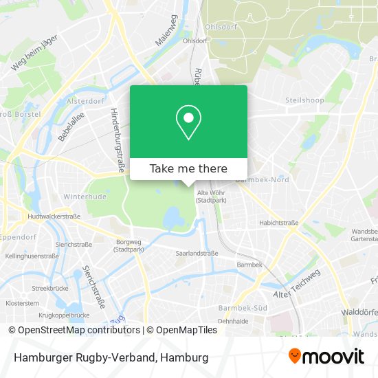 Hamburger Rugby-Verband map