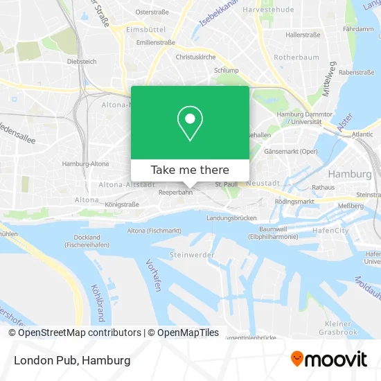 Карта London Pub