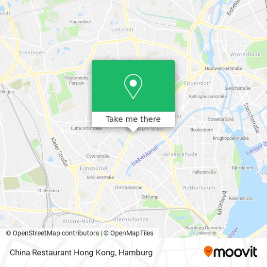 China Restaurant Hong Kong map
