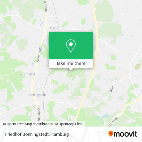 Friedhof Bönningstedt map