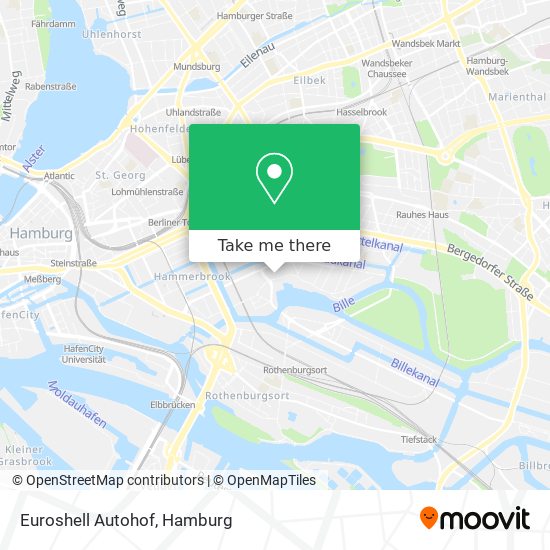 Euroshell Autohof map