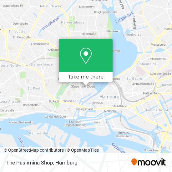 The Pashmina Shop map