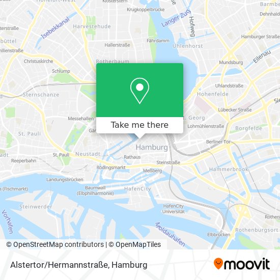 Alstertor/Hermannstraße map