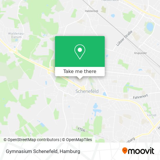 Gymnasium Schenefeld map