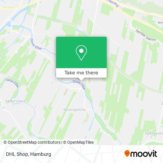 DHL Shop map