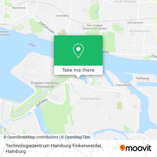 Technologiezentrum Hamburg-Finkenwerder map