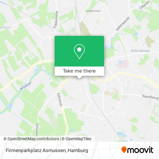 Firmenparkplatz Asmussen map