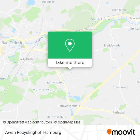 Awsh Recyclinghof map