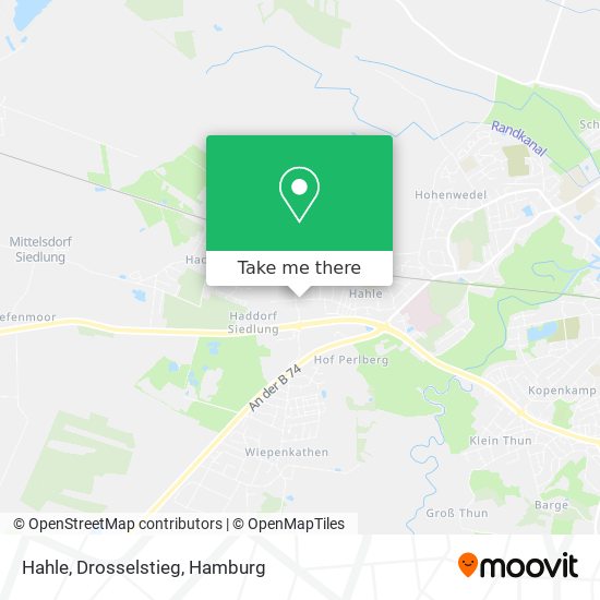 Hahle, Drosselstieg map