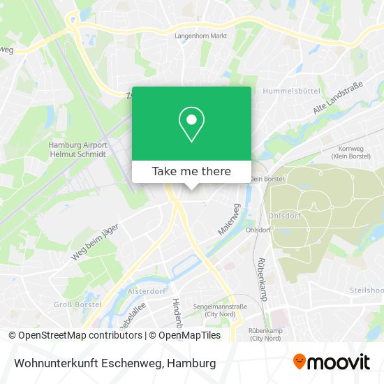 Wohnunterkunft Eschenweg map