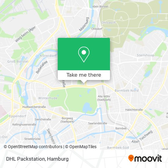 DHL Packstation map