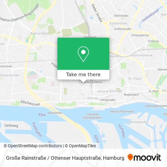 Große Rainstraße / Ottenser Hauptstraße map