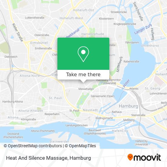 Heat And Silence Massage map
