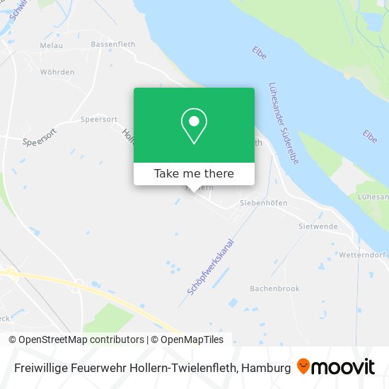 Freiwillige Feuerwehr Hollern-Twielenfleth map