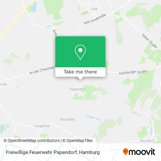 Freiwillige Feuerwehr Papendorf map