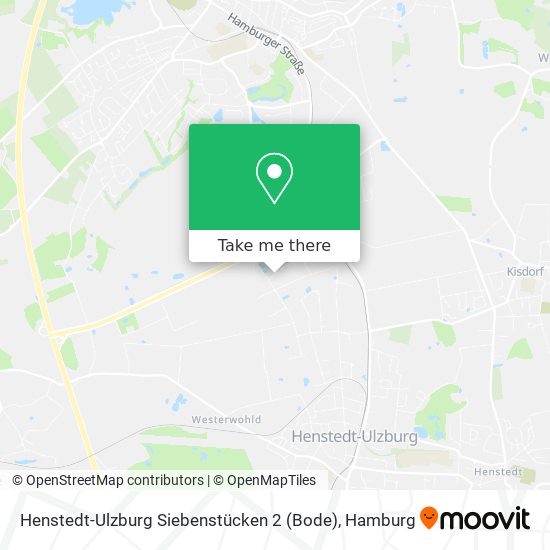 Henstedt-Ulzburg Siebenstücken 2 (Bode) map