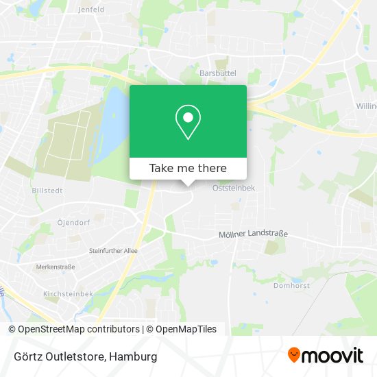 Görtz Outletstore map