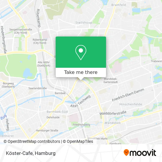 Карта Köster-Cafe