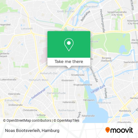 Noas Bootsverleih map