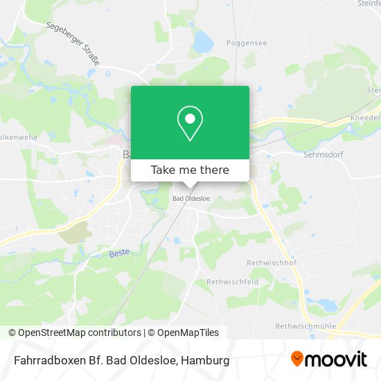 Fahrradboxen Bf. Bad Oldesloe map