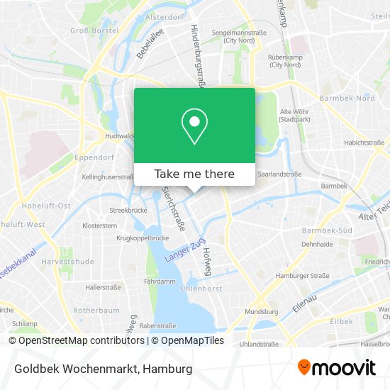Goldbek Wochenmarkt map