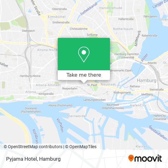 Карта Pyjama Hotel