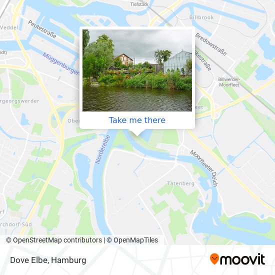 Dove Elbe map