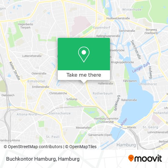 Buchkontor Hamburg map