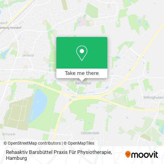 Rehaaktiv Barsbüttel Praxis Für Physiotherapie map