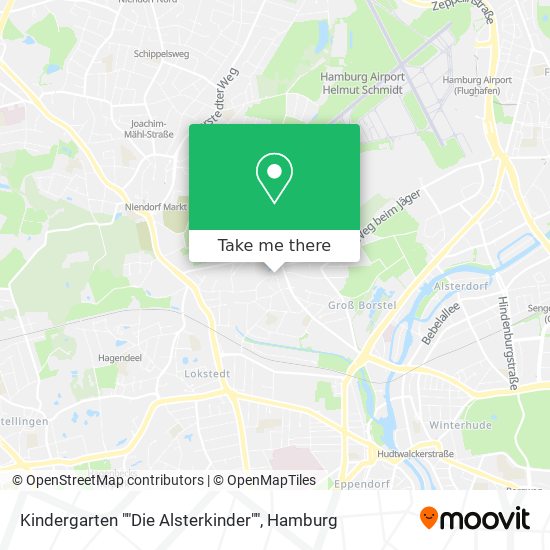 Карта Kindergarten ""Die Alsterkinder""