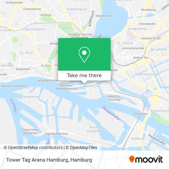 Tower Tag Arena Hamburg map