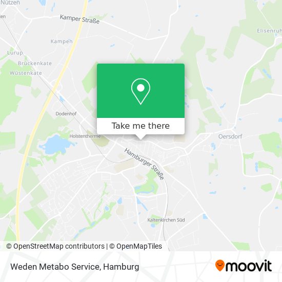 Карта Weden Metabo Service