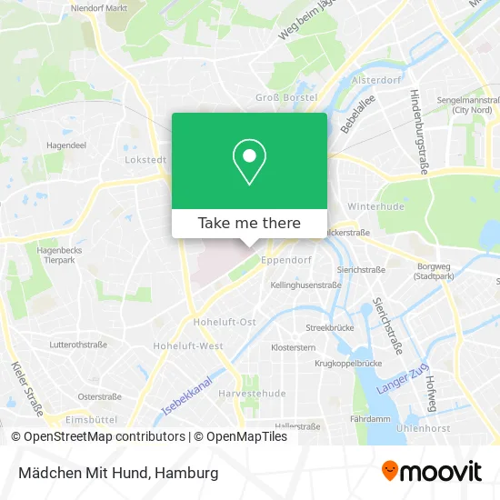 Карта Mädchen Mit Hund