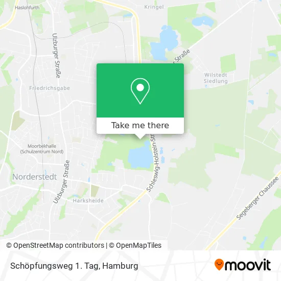 Карта Schöpfungsweg 1. Tag