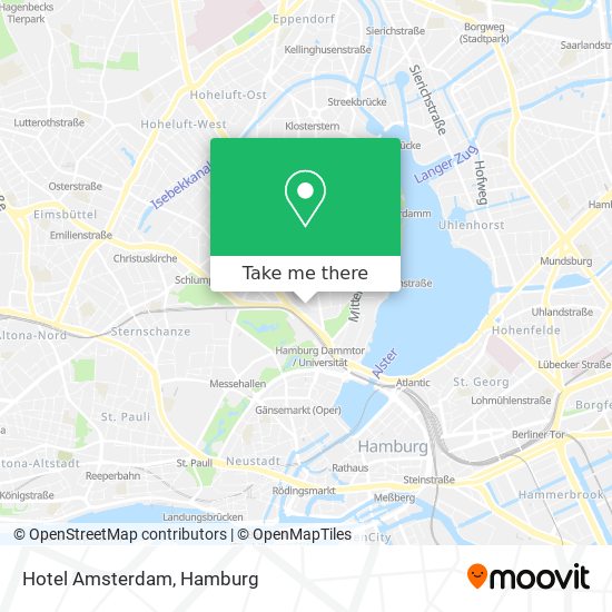 Карта Hotel Amsterdam